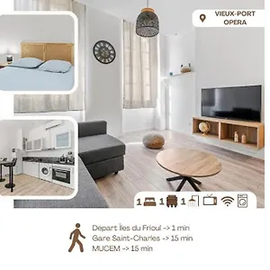 Spacieux T2 Vieux Port Opera Appartement